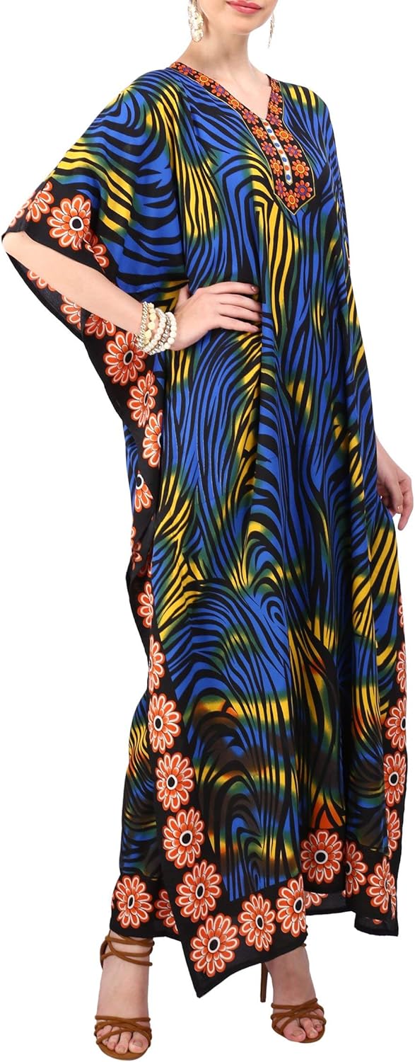 Miss Lavish London Women's Kaftan Cover up's