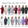 Image of Women Cotton Bride Bridesmaid and Mother of the bride Robes