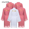 Image of Women Cotton Bride Bridesmaid and Mother of the bride Robes