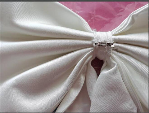 Removeable Satin Bow