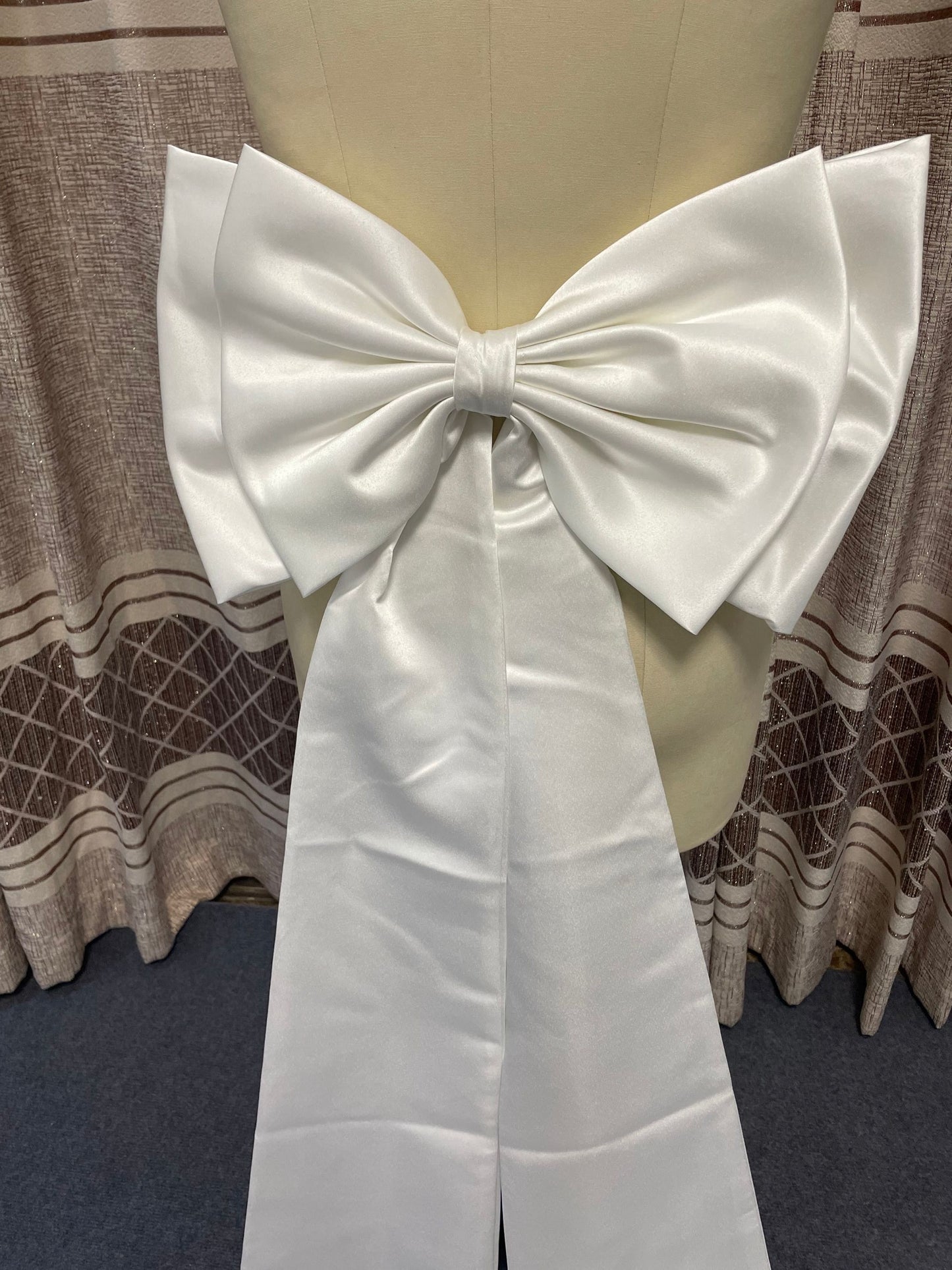 Removeable Satin Bow